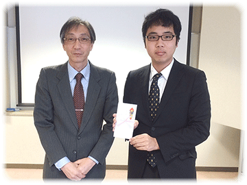 学生最優秀発表賞 京都大学 田中利樹さん